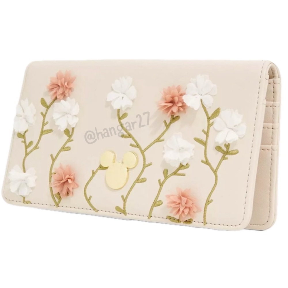 Mickey Flower Stems Wallet